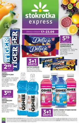 Stokrotka - gazetka promocyjna Gazetka Express od czwartku 17.09 do środy 23.09