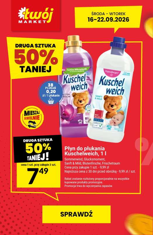 Twój Market - gazetka promocyjna Najlepsze promocje! od czwartku 17.09 do wtorku 22.09 - strona 3