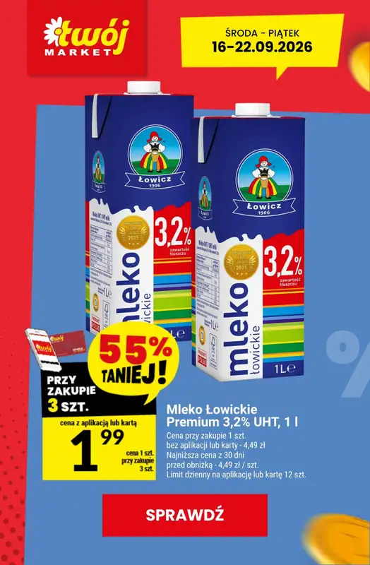 Twój Market - gazetka promocyjna Najlepsze promocje! od czwartku 17.09 do wtorku 22.09 - strona 6