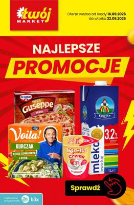 Twój Market - gazetka promocyjna Najlepsze promocje! od czwartku 17.09 do wtorku 22.09