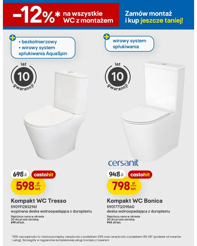 Castorama - gazetka promocyjna Łazienka i kuchnia od środy 16.09 do wtorku 29.09 - strona 17
