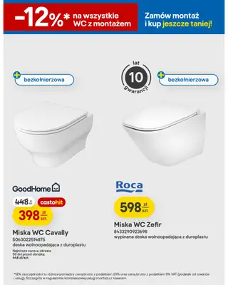 Castorama - gazetka promocyjna Łazienka i kuchnia od środy 16.09 do wtorku 29.09 - strona 18