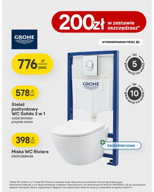 Castorama - gazetka promocyjna Łazienka i kuchnia od środy 16.09 do wtorku 29.09 - strona 19