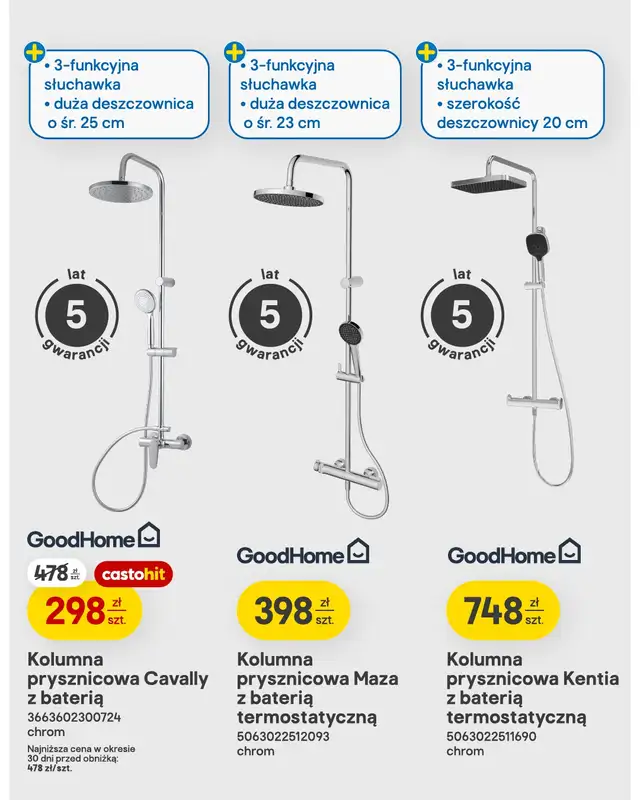 Castorama - gazetka promocyjna Łazienka i kuchnia od środy 16.09 do wtorku 29.09 - strona 7