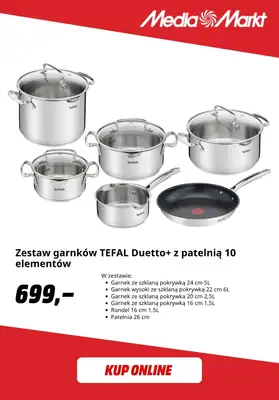 Media Markt - gazetka promocyjna -50% na drugi, tańszy wybrany produkt marki Tefal od środy 16.09 do środy 30.09 - strona 8