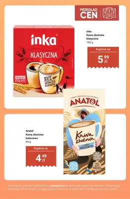 Dino - gazetka promocyjna Kawy i herbaty - przegląd cen od czwartku 17.09 do wtorku 22.09 - strona 5