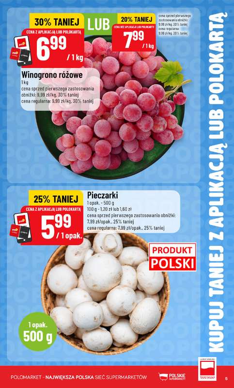 POLOmarket - gazetka promocyjna Kupuj taniej z aplikacją lub polokartą od środy 16.09 do wtorku 22.09 - strona 5
