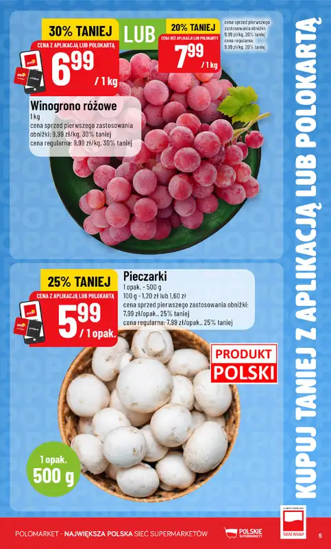POLOmarket - gazetka promocyjna Kupuj taniej z aplikacją lub polokartą od środy 16.09 do wtorku 22.09 - strona 5