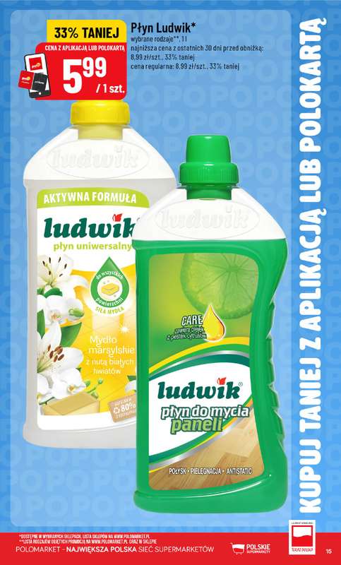 POLOmarket - gazetka promocyjna Kupuj taniej z aplikacją lub polokartą od środy 16.09 do wtorku 22.09 - strona 15