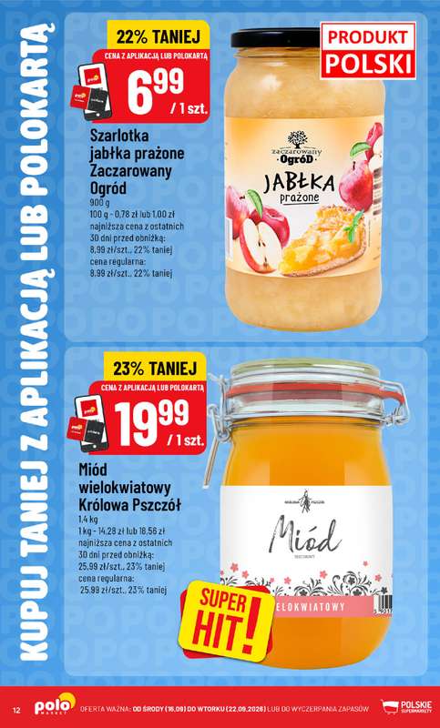 POLOmarket - gazetka promocyjna Kupuj taniej z aplikacją lub polokartą od środy 16.09 do wtorku 22.09 - strona 12