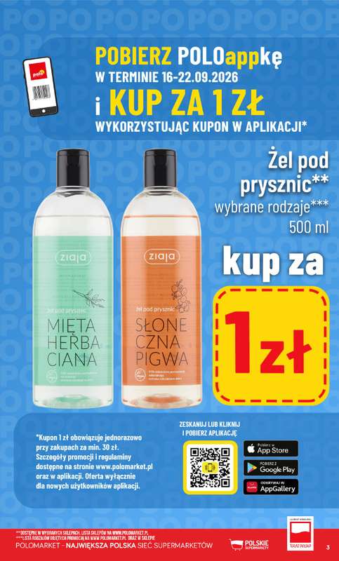 POLOmarket - gazetka promocyjna Kupuj taniej z aplikacją lub polokartą od środy 16.09 do wtorku 22.09 - strona 3