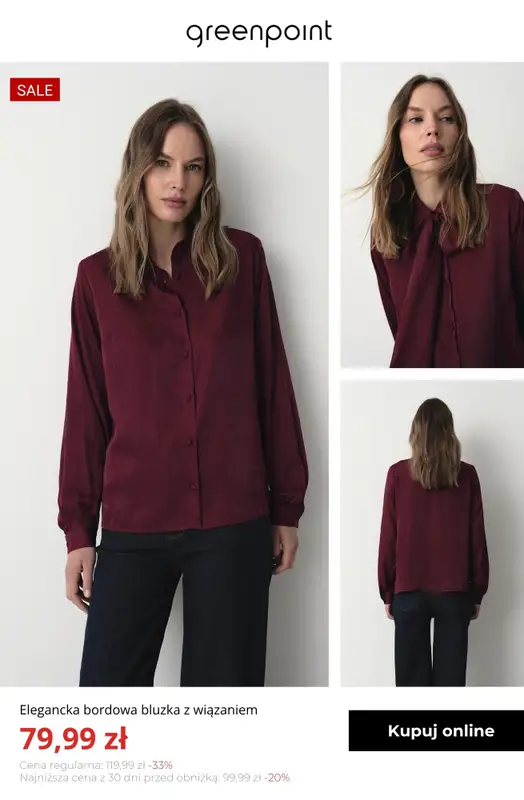 Greenpoint - gazetka promocyjna Extra -20% na SALE przy zakupach za min. 99,99 zł od środy 16.09  - strona 4