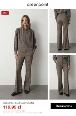 Greenpoint - gazetka promocyjna Extra -20% na SALE przy zakupach za min. 99,99 zł od środy 16.09  - strona 3