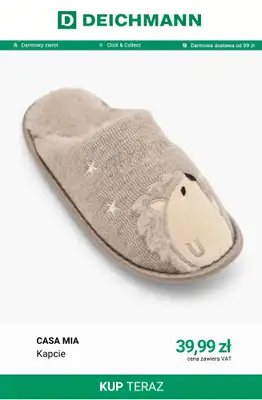 Deichmann - gazetka promocyjna Ciepłe kapcie damskie od czwartku 17.09  - strona 2