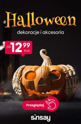 Sinsay - gazetka promocyjna Wszystko na HALLOWEEN! od środy 16.09 do wtorku 22.09
