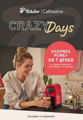 Tchibo - gazetka promocyjna Crazy Days Cafissimo od środy 16.09 do poniedziałku 28.09
