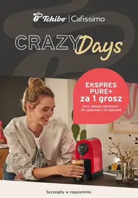 Tchibo - gazetka promocyjna Crazy Days Cafissimo od środy 16.09 do poniedziałku 28.09