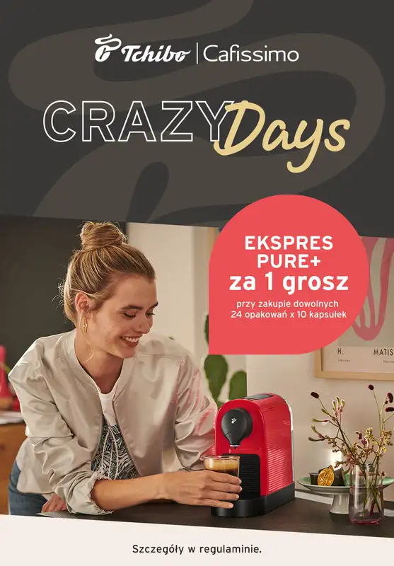 Tchibo - gazetka promocyjna Crazy Days Cafissimo  