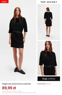 Top Secret - gazetka promocyjna Dodatkowe -20% na SALE przy zakupach za min. 99,99 zł od środy 16.09 do czwartku 24.09 - strona 5