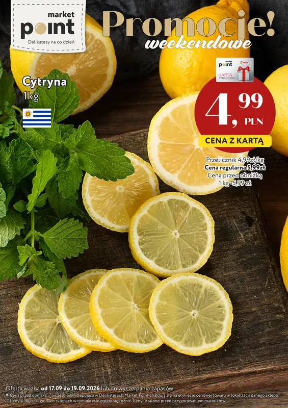 Market Point - gazetka promocyjna Ulotka weekendowa od czwartku 17.09 do soboty 19.09 - strona 3