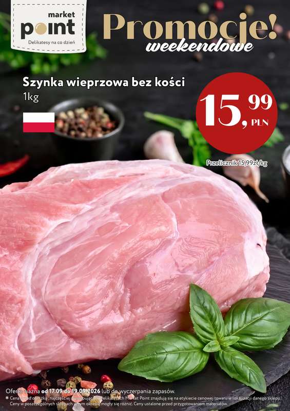 Market Point - gazetka promocyjna Ulotka weekendowa od czwartku 17.09 do soboty 19.09 - strona 9