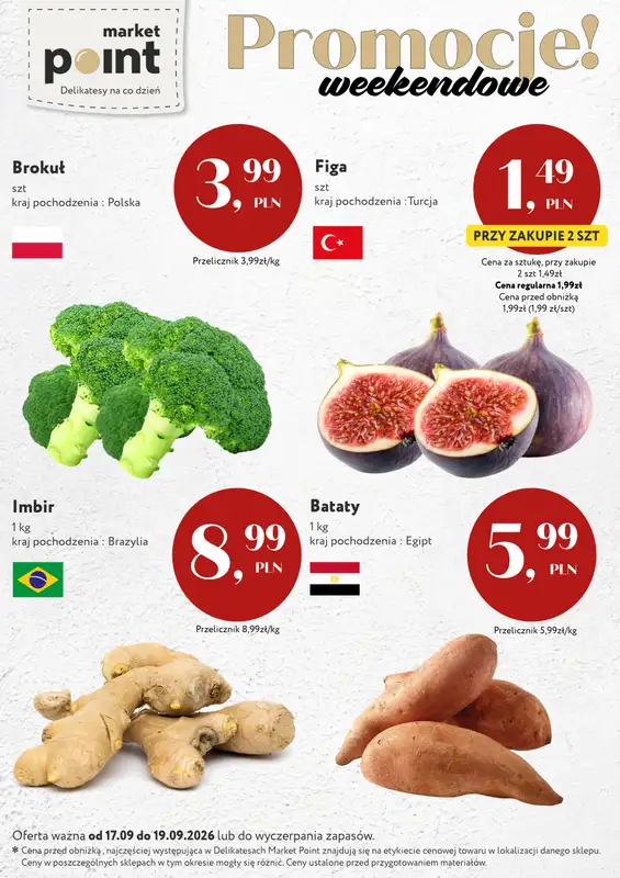 Market Point - gazetka promocyjna Ulotka weekendowa od czwartku 17.09 do soboty 19.09 - strona 4