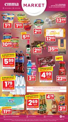 emma MARKET - gazetka promocyjna Oferta spożywcza Emma Market od czwartku 17.09 do środy 23.09
