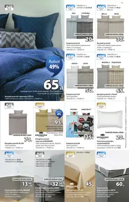 Jysk - gazetka promocyjna Świetna oferta dla domu. Rabat do 60% od środy 23.09 do niedzieli 11.10 - strona 13