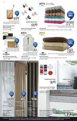 Jysk - gazetka promocyjna Świetna oferta dla domu. Rabat do 60% od środy 23.09 do niedzieli 11.10 - strona 14