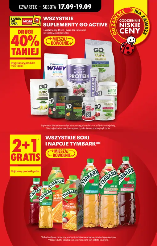Biedronka - gazetka promocyjna Od czwartku od czwartku 17.09 do środy 23.09 - strona 19