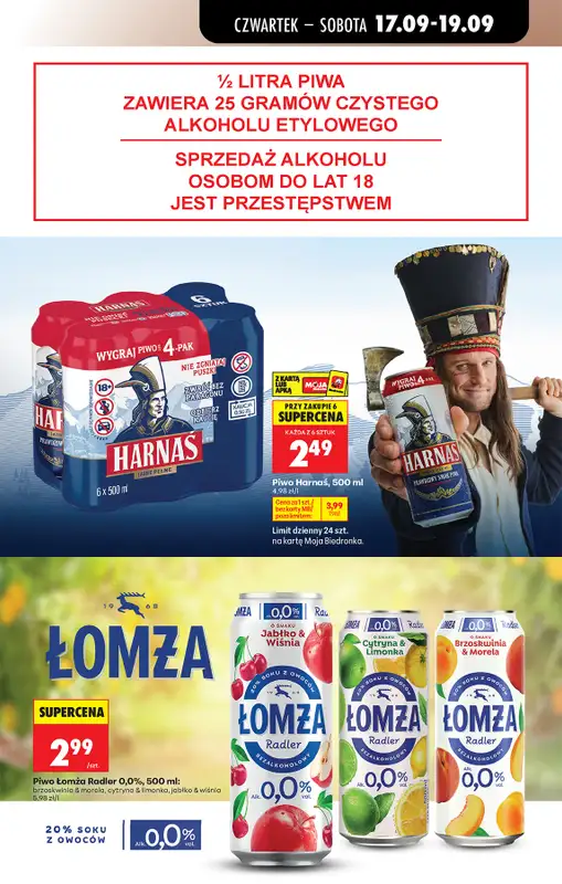 Biedronka - gazetka promocyjna Od czwartku od czwartku 17.09 do środy 23.09 - strona 69