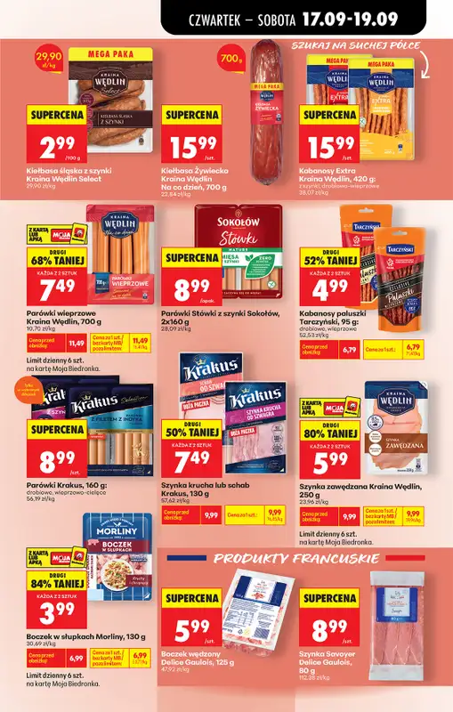 Biedronka - gazetka promocyjna Od czwartku, Z ladą tradycyjną od czwartku 17.09 do środy 23.09 - strona 53