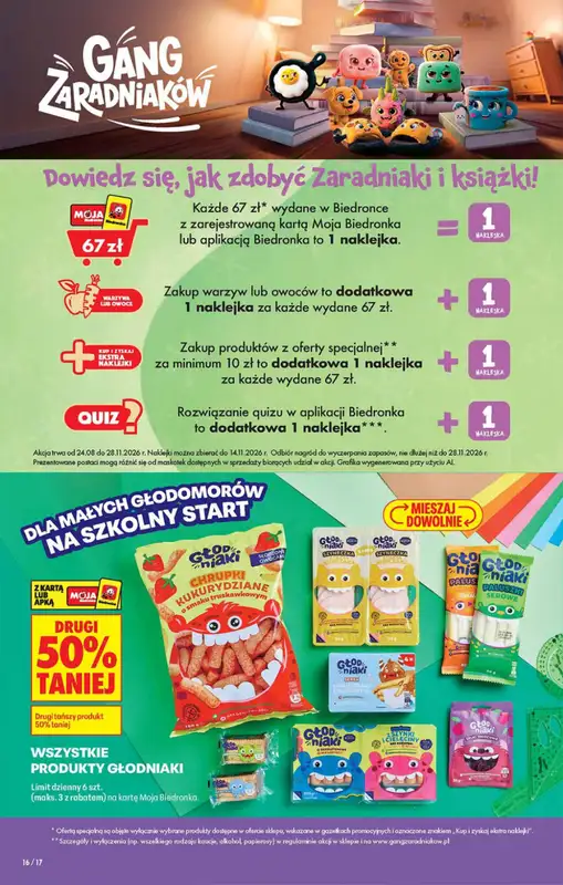 Biedronka - gazetka promocyjna Gang zaradniaków   - strona 2