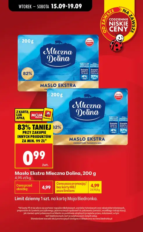 Biedronka - gazetka promocyjna Od poniedziałku od poniedziałku 14.09 do soboty 19.09 - strona 16
