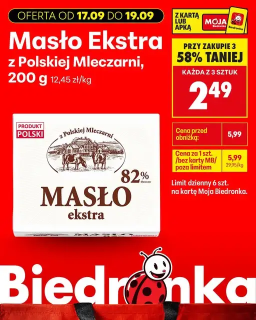 Biedronka - gazetka promocyjna Biedronkowe oszczędności od czwartku od czwartku 17.09 do soboty 19.09 - strona 2