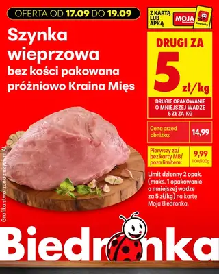 Biedronka - gazetka promocyjna Biedronkowe oszczędności od czwartku od czwartku 17.09 do soboty 19.09 - strona 14