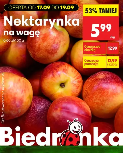 Biedronka - gazetka promocyjna Biedronkowe oszczędności od czwartku od czwartku 17.09 do soboty 19.09 - strona 20