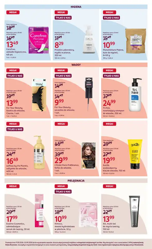 Rossmann - gazetka promocyjna Gazetka od czwartku 17.09 do środy 23.09 - strona 5