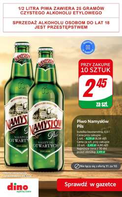 Dino - gazetka promocyjna Super promocje na piwo! od czwartku 17.09 do wtorku 22.09 - strona 2