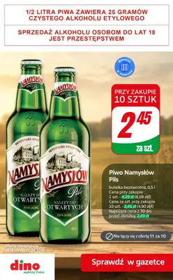 Dino - gazetka promocyjna Super promocje na piwo! od czwartku 17.09 do wtorku 22.09 - strona 2