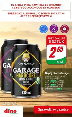 Dino - gazetka promocyjna Super promocje na piwo! od czwartku 17.09 do wtorku 22.09 - strona 9