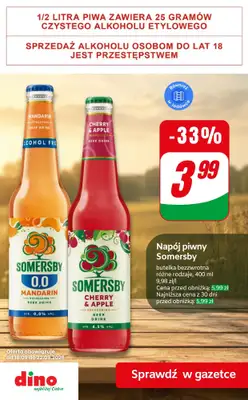 Dino - gazetka promocyjna Super promocje na piwo! od czwartku 17.09 do wtorku 22.09 - strona 5