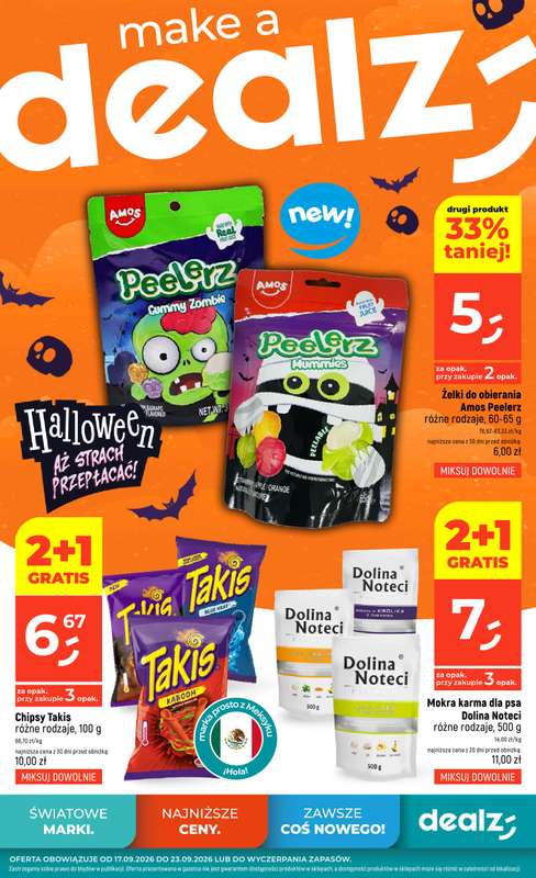 Dealz - gazetka promocyjna Make a Dealz! od czwartku 17.09 do środy 23.09