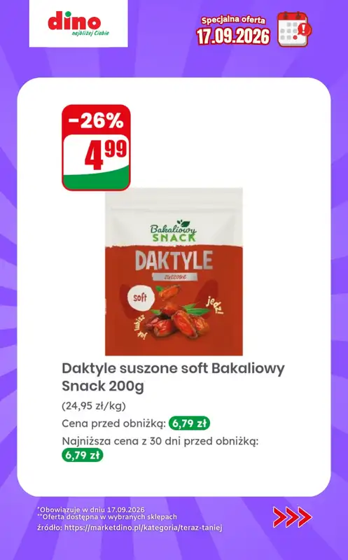 Dino - gazetka promocyjna Specjalna oferta na 17.09.2026 - promocje spoza gazetki od czwartku 17.09 do czwartku 17.09 - strona 11