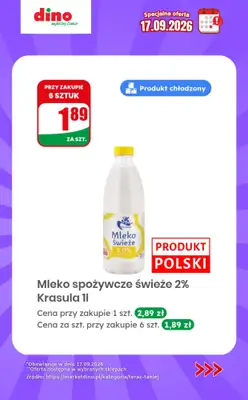 Dino - gazetka promocyjna Specjalna oferta na 17.09.2026 - promocje spoza gazetki od czwartku 17.09 do czwartku 17.09 - strona 3