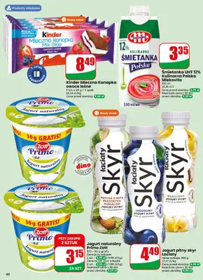 Dino - gazetka promocyjna Gazetka 38 / 2026 od środy 16.09 do wtorku 22.09 - strona 40