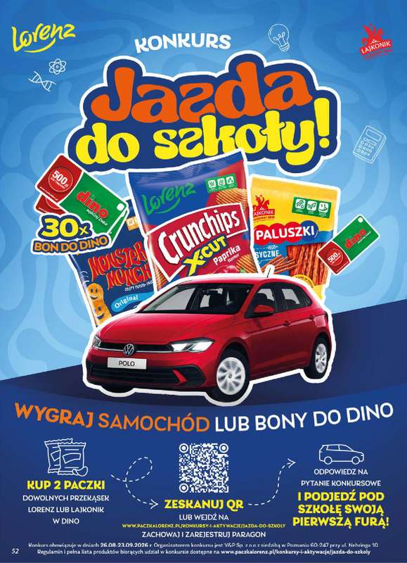 Dino - gazetka promocyjna Gazetka 38 / 2026 od środy 16.09 do wtorku 22.09 - strona 52