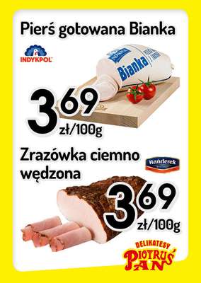 Delikatesy Piotruś Pan - gazetka promocyjna Plakaty promocyjne od czwartku 17.09 do środy 23.09