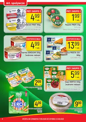 Delikatesy Piotruś Pan - gazetka promocyjna Gazetka od czwartku 17.09 do wtorku 22.09 - strona 8