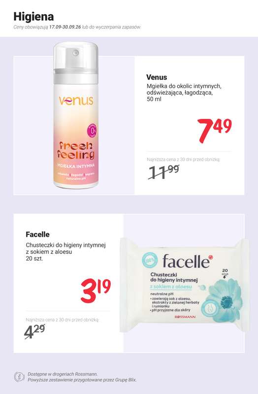 Rossmann - gazetka promocyjna Nowe MEGA promocje - od 17.09 od czwartku 17.09 do środy 30.09 - strona 8
